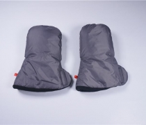 Gray gloves