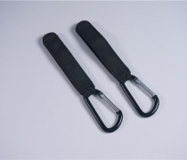 Baby stroller carabiner hook